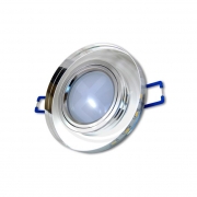 Oprawa halogenowa szklana okrągła biała LED-12757