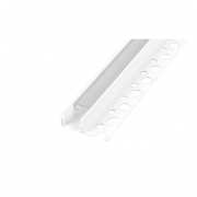 Profil LED PCV 33x12 Wpusz glazura biały 2m Trans-25778